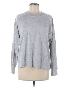 J. Crew Light Gray Crewneck Women’s Sweater Size L